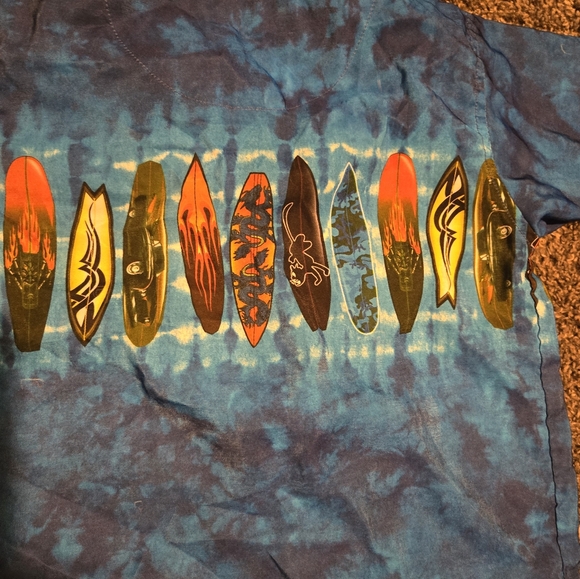No Boundaries boys cool Surf button front shirt sz4/5 - Picture 5 of 6